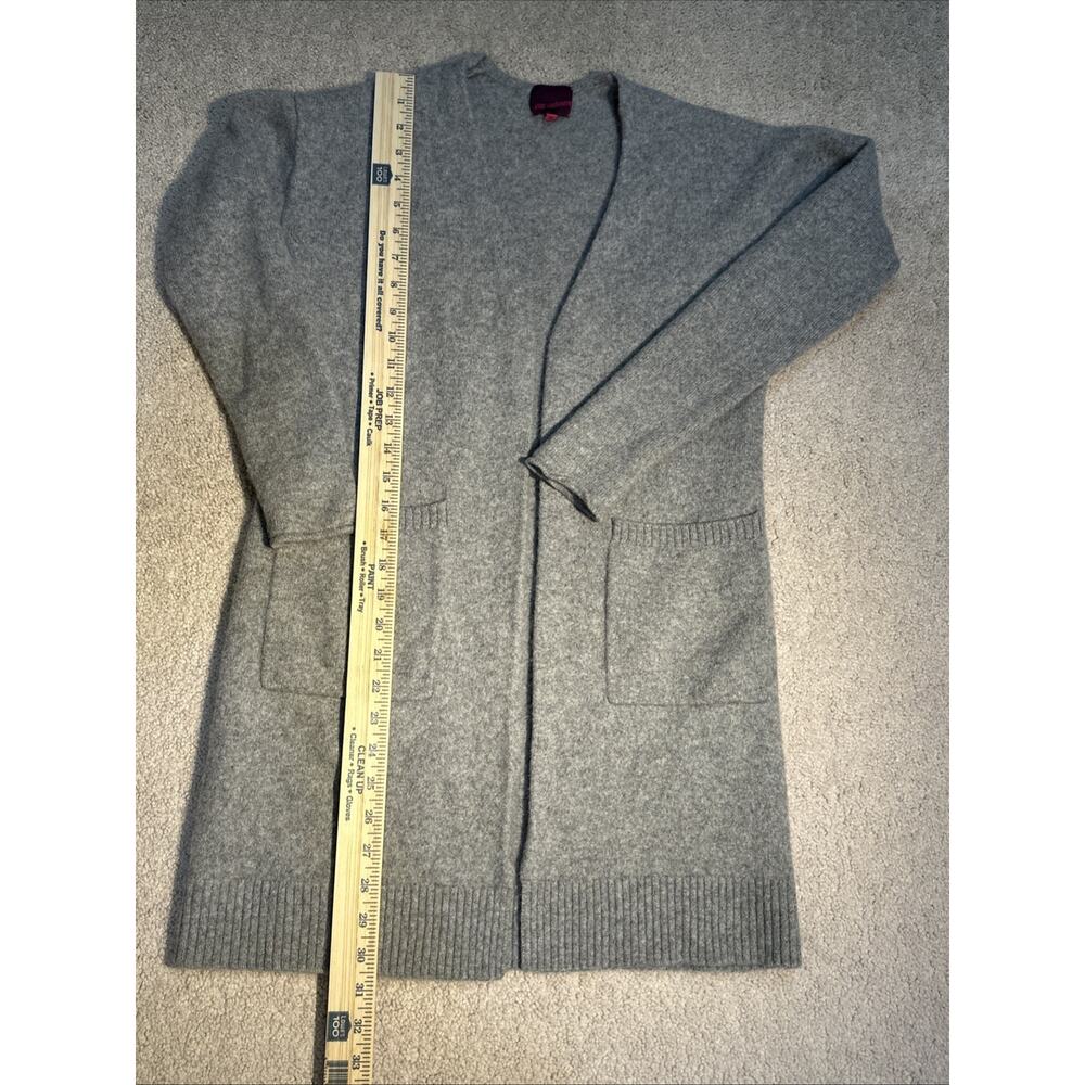 State Cashmere Long Duster Sweater Women’s M 100% Premium Cashmere Open Front - Picture 6 of 9